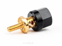 Gold Plated Speaker Post 360 Product Spin
