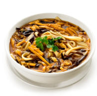 Chinese Mushroom Noodle Soup