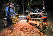 Spot Welding Truck Cab Industrial Photography