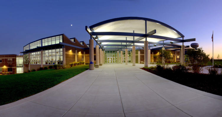 Yorkville High School Exterior